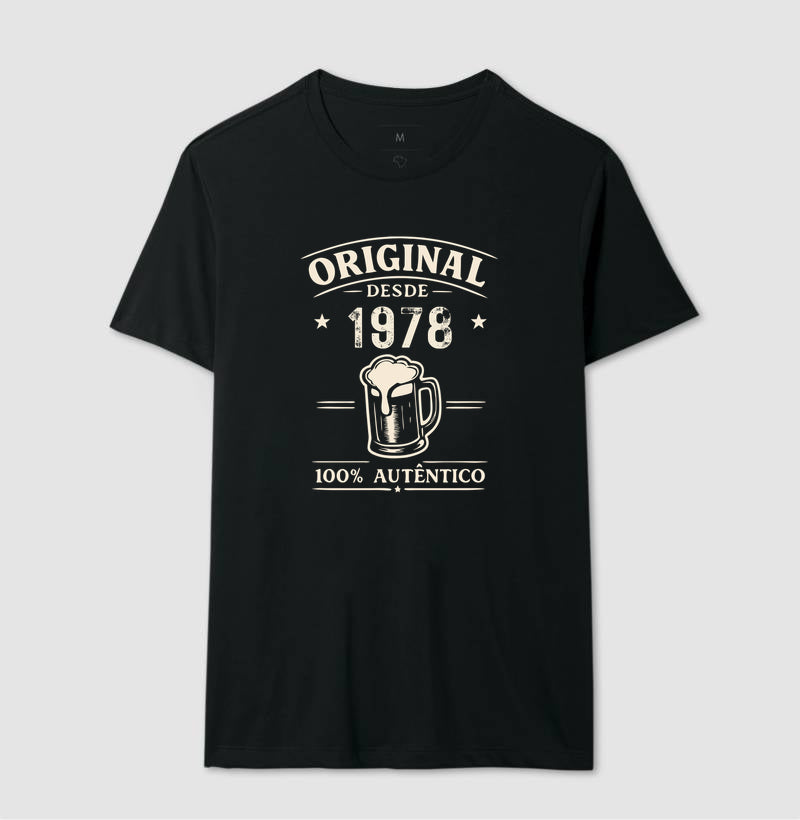 Camiseta Personalizada Cerveja - Original desde [ano]