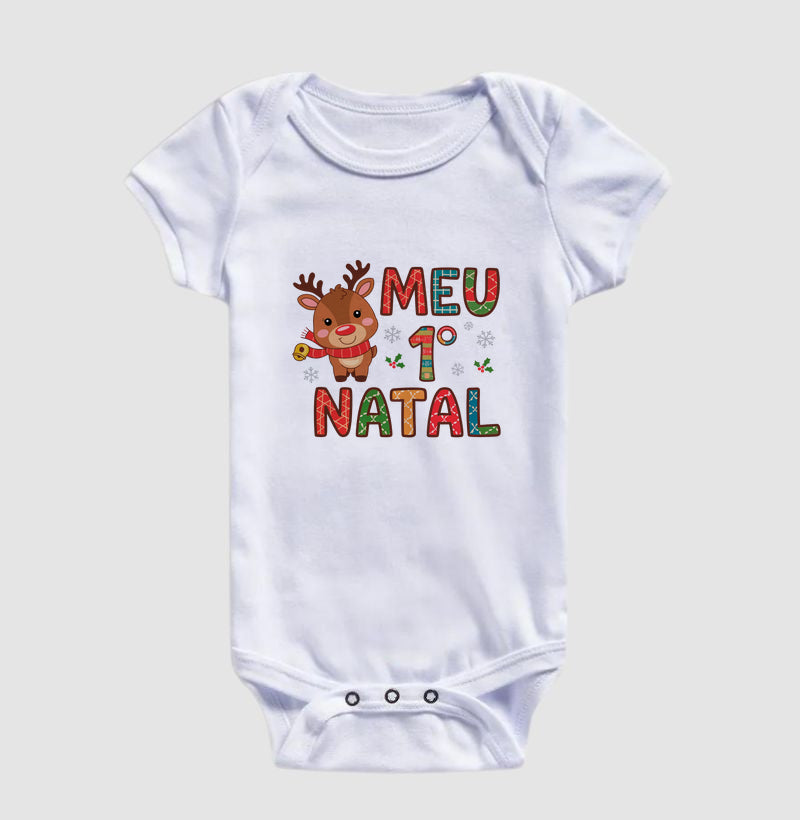 Meu 1º Natal (body bebê)