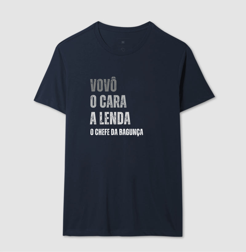 Camiseta Personalizada Vovô: o cara, a lenda ...