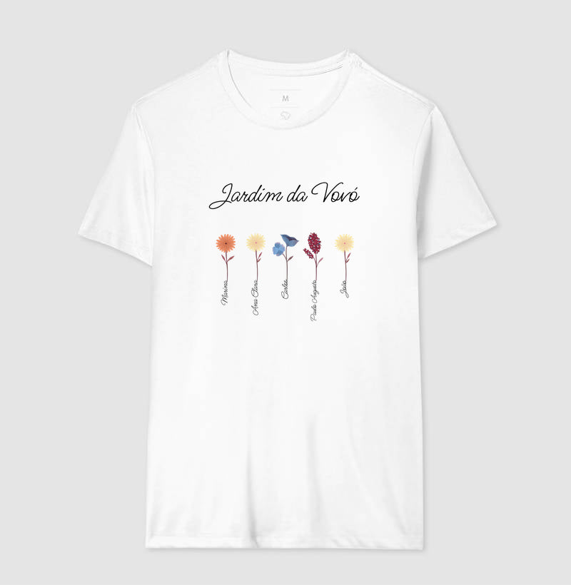 Camiseta personalizada Jardim da Vovó