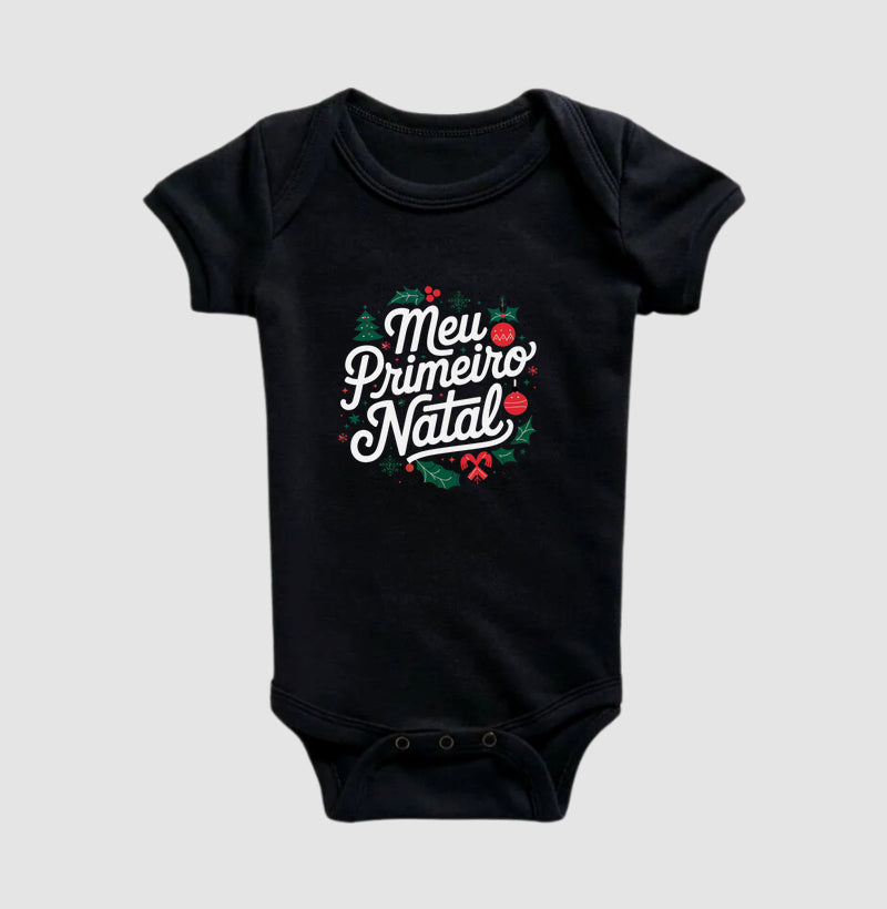 Meu 1º Natal (body bebê)