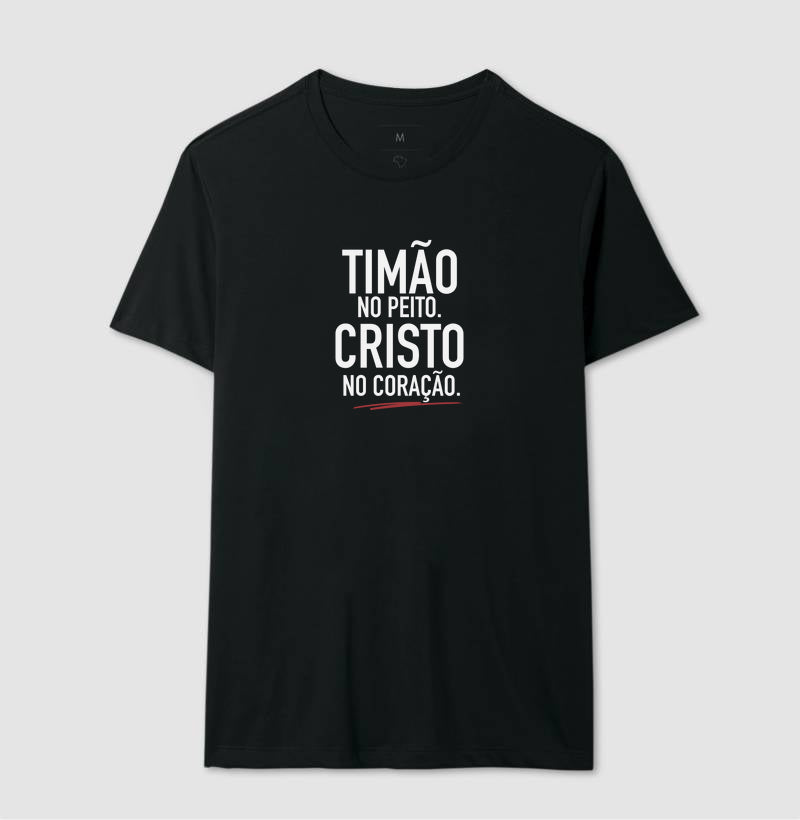 Timão no peito. Cristo no coração.