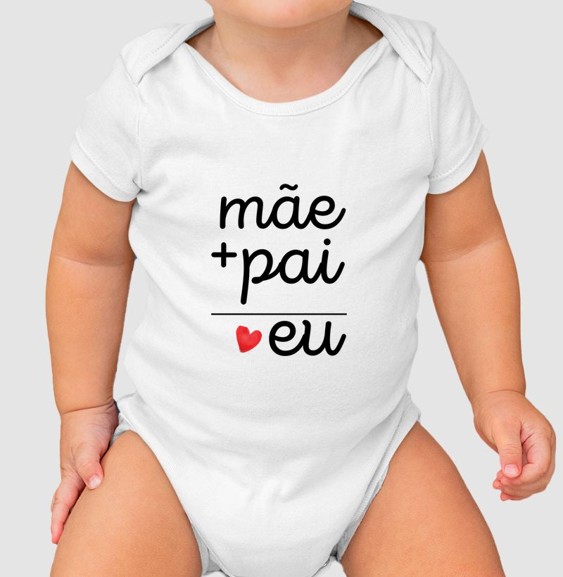 Mãe + Pai = Eu (body infantil)