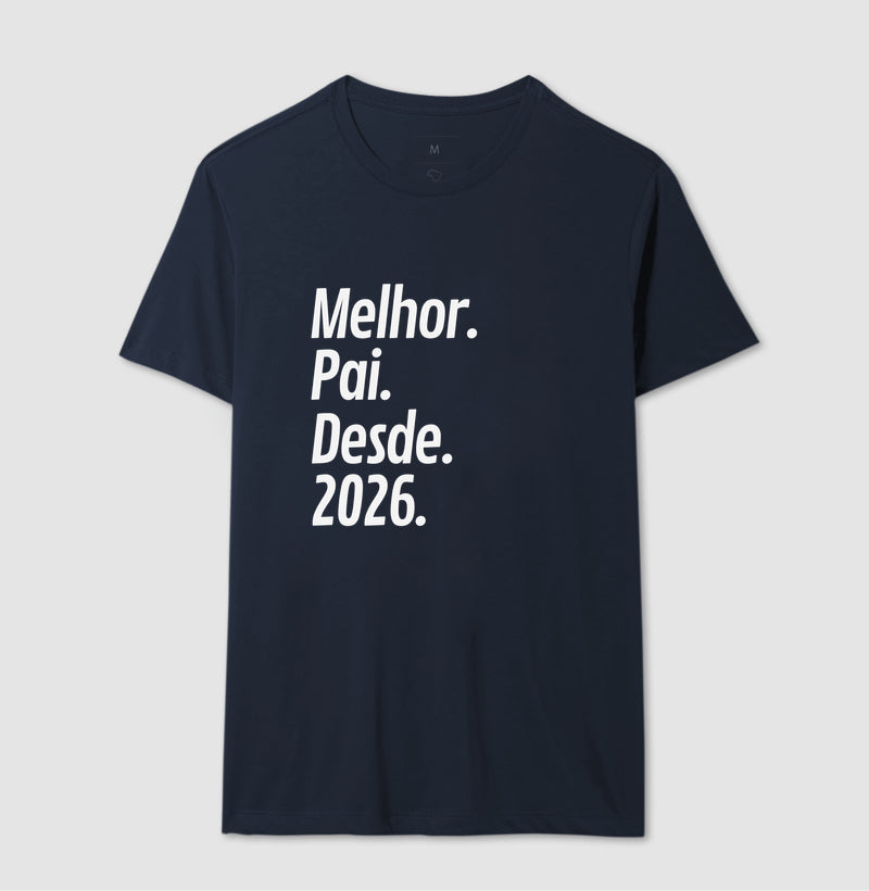 Camiseta Personalizada Melhor Pai Desde ...