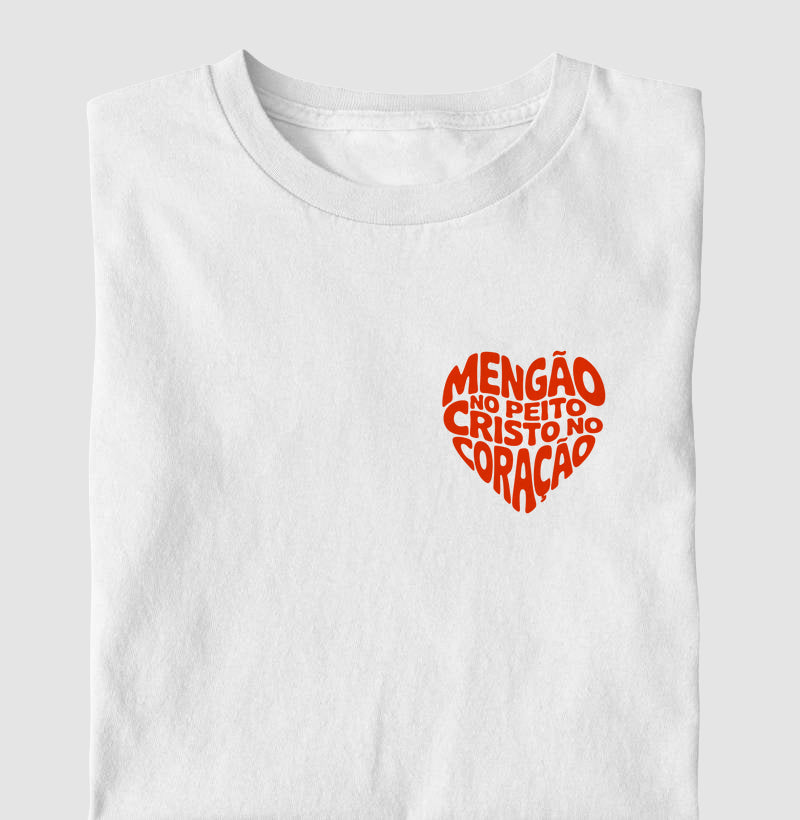 Mengão no peito, Cristo no coração (formato coração)
