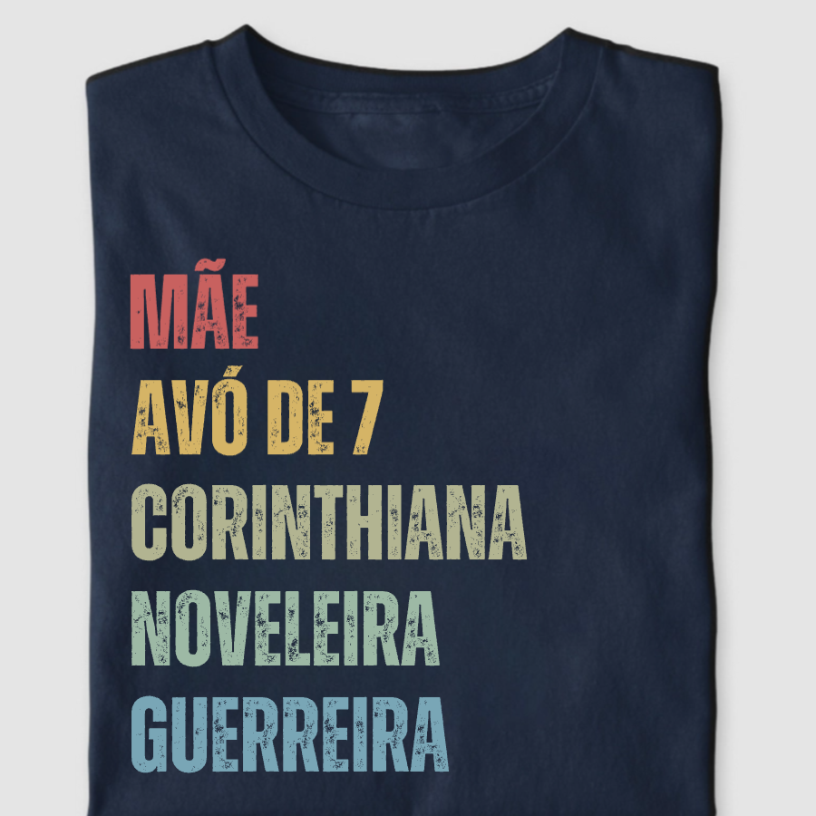 Camiseta Personalizada 5 Palavras que Definem Quem Você Ama