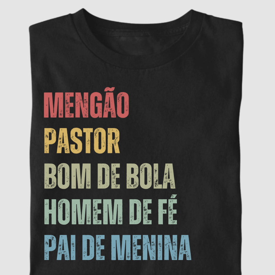 Camiseta Personalizada 5 Palavras que Definem Quem Você Ama
