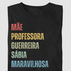 Camiseta Personalizada 5 Palavras que Definem Quem Você Ama
