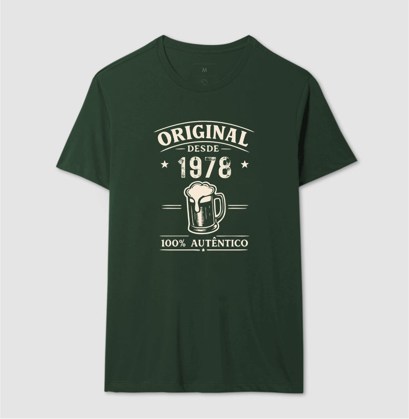 Camiseta Personalizada Cerveja - Original desde [ano]