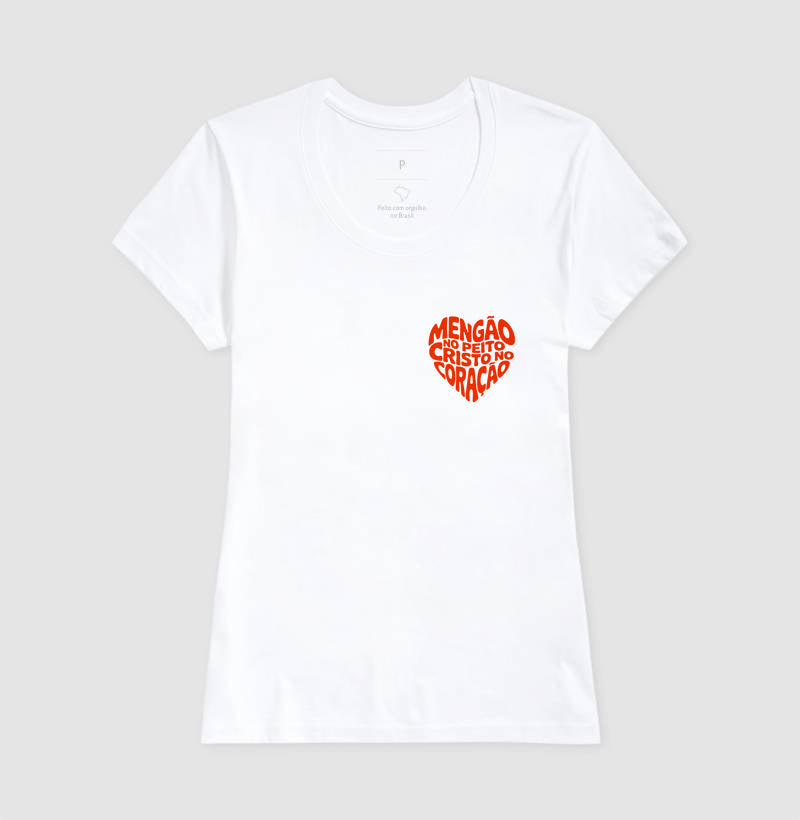 Mengão no peito, Cristo no coração (formato coração)