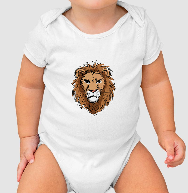 Leão Feroz (body bebê)