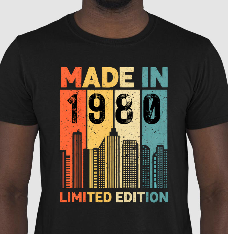 Camiseta Personalizada Made in [Ano]