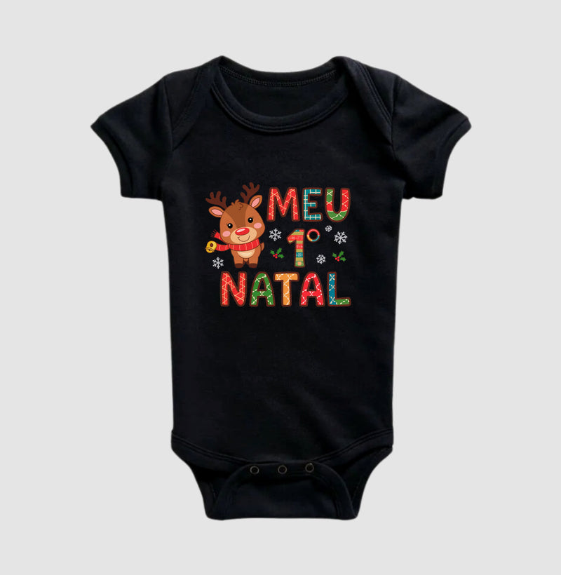 Meu 1º Natal (body bebê)