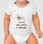 Amo Jesus e Sonecas (body bebê)
