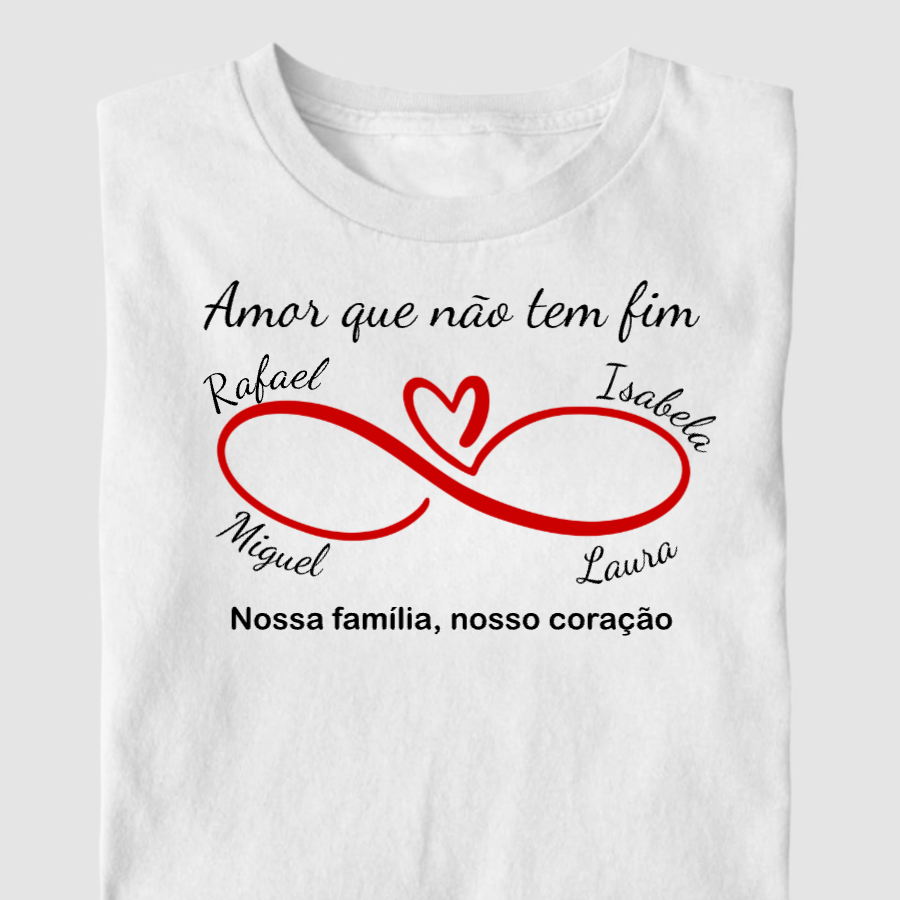 Camiseta Personalizada Melhor Mãe do Mundo (com até 4 Nomes)