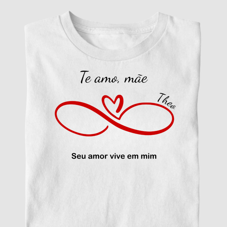 Camiseta Personalizada Melhor Mãe do Mundo (com até 4 Nomes)
