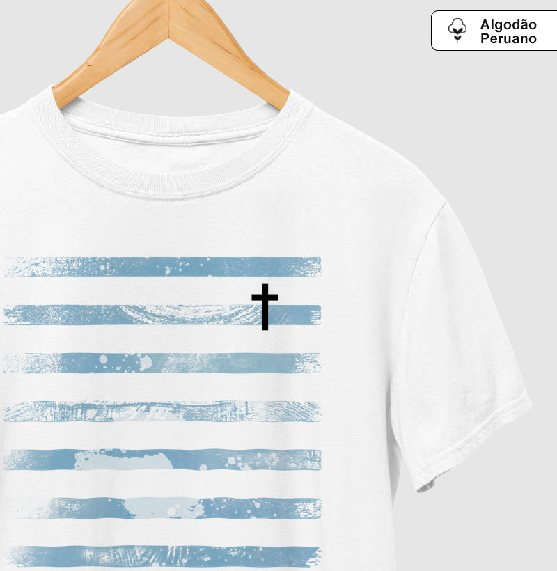 Pincelada Azul (Algodão peruano)