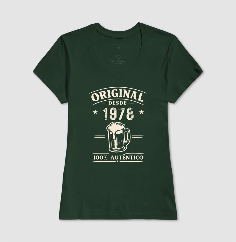 Camiseta Personalizada Cerveja - Original desde [ano]