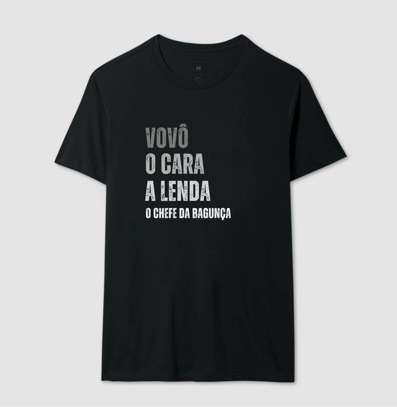 Camiseta Personalizada Vovô: o cara, a lenda ...