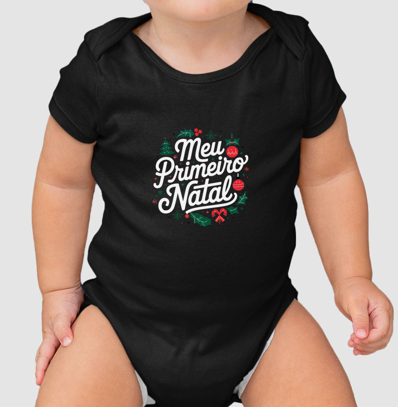 Meu 1º Natal (body bebê)