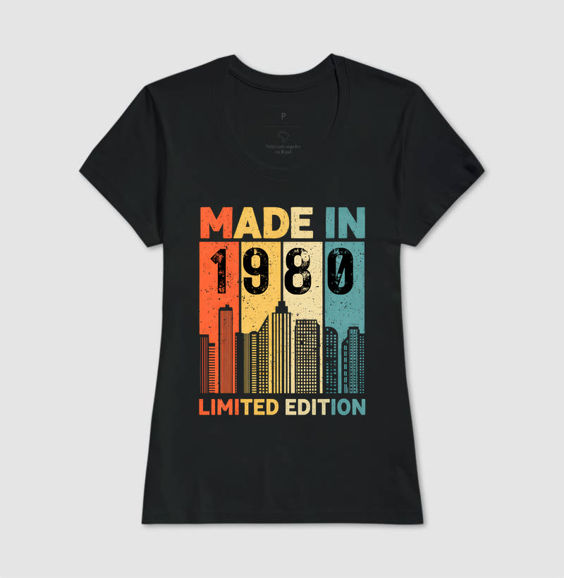 Camiseta Personalizada Made in [Ano]