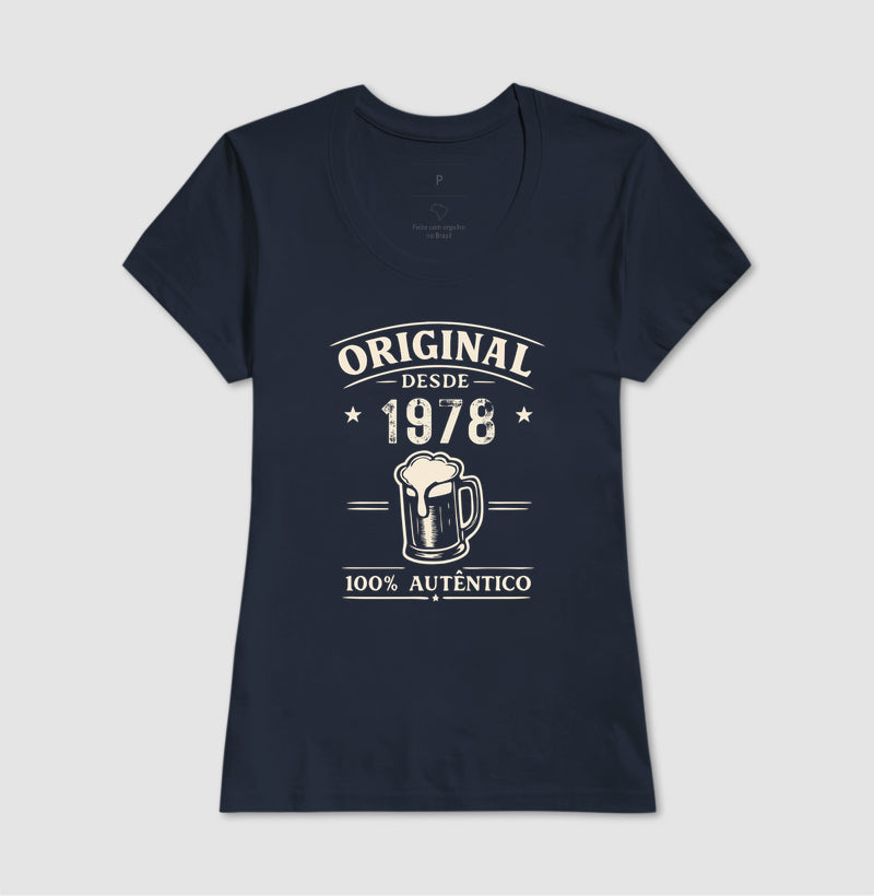 Camiseta Personalizada Cerveja - Original desde [ano]