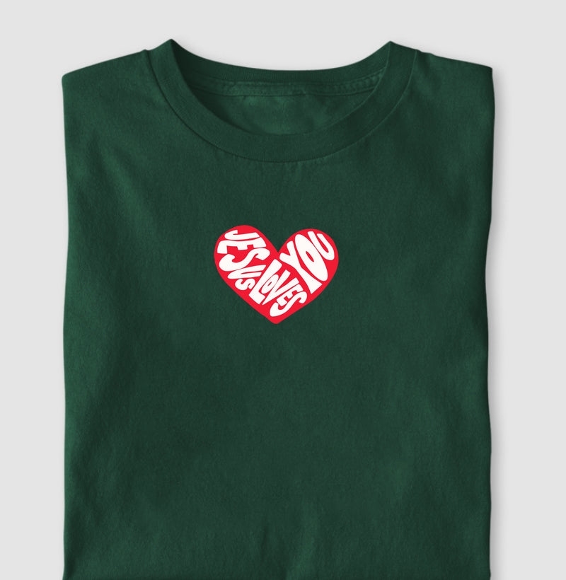 Coração - Jesus Loves You - Pequeno