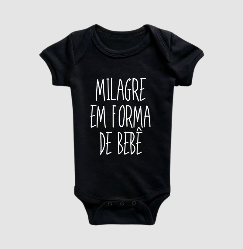 Milagre em forma de bebê (body bebê)